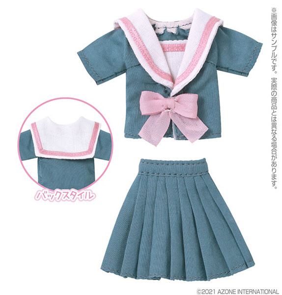 Cheerful Sailor Outfit Set (Blue x Light Pink), Azone, Accessories, 1/12, 4573199923383