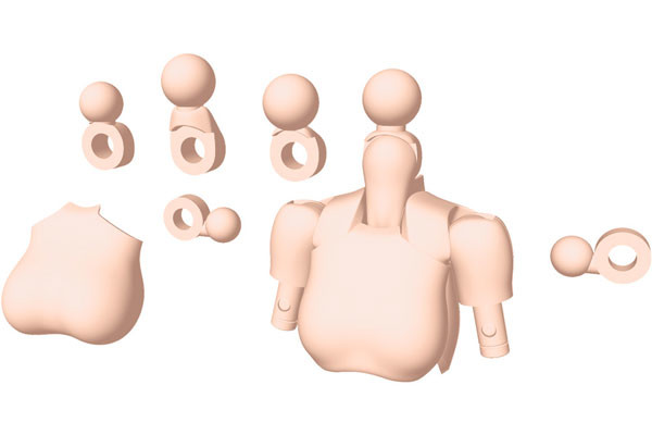 Tops Set (Skin Color B), Kotobukiya, Accessories, 1/1, 4934054027422