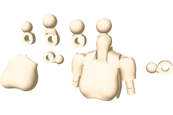Tops Set (Skin Color A), Kotobukiya, Accessories, 1/1, 4934054027415