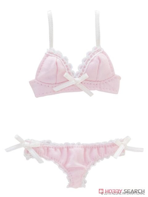 Ribbon Bra & Shorts Set (Light Pink), Azone, Accessories, 1/6, 4582119984106