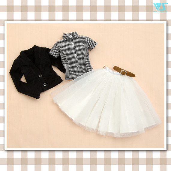Black Gingham Check Set, Volks, Accessories, 1/3, 4518992419916