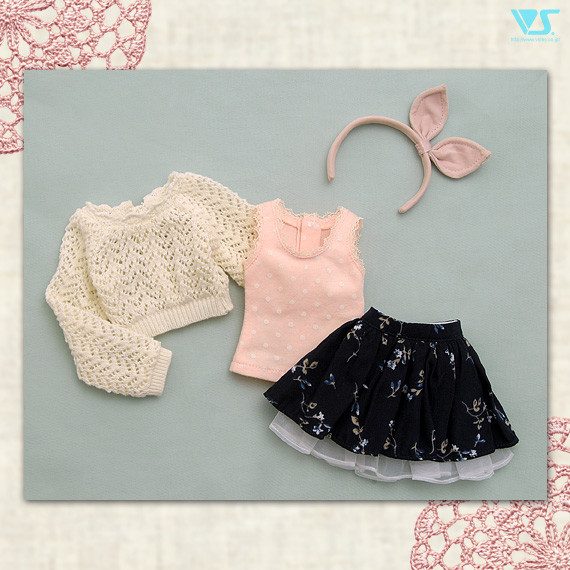 Lace Knit Set (Mini, White), Volks, Accessories, 4518992421346