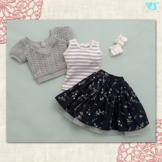Lace Knit Set (Grey), Volks, Accessories, 1/3, 4518992421360
