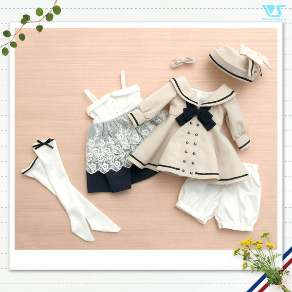 Sailor Style One Piece (Ivory), Volks, Accessories, 1/3, 4518992423999