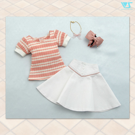 Pink Border & White Skirt Set, Volks, Accessories, 1/3, 4518992420318