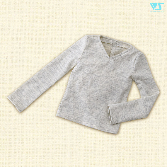 V Neck Cutsew (Light Grey), Volks, Accessories, 1/3, 4518992412290