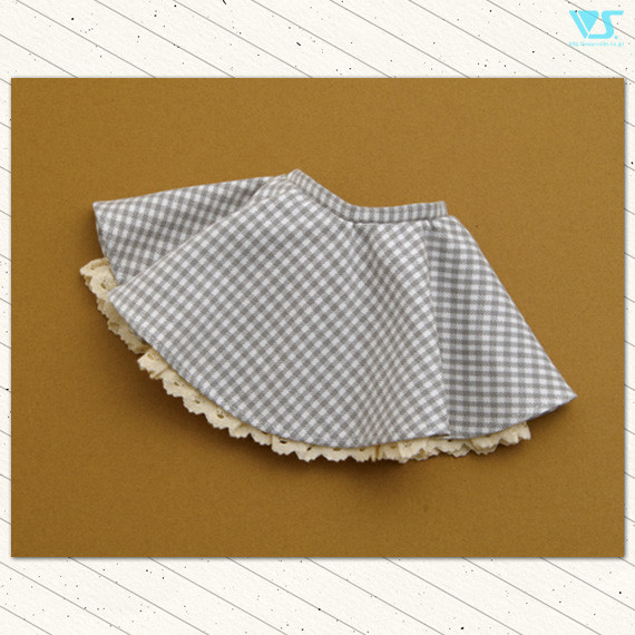 Flare Skirt (Shiro x Grey Check), Volks, Accessories, 1/3, 4518992418902