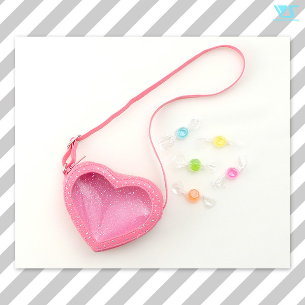 Heart Clear Bag (Pink), Volks, Accessories, 1/3, 4518992424712