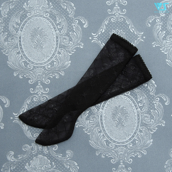 Socks (Kuro, Flower Check Gara, Mini), Volks, Accessories, 1/3, 4518992416977