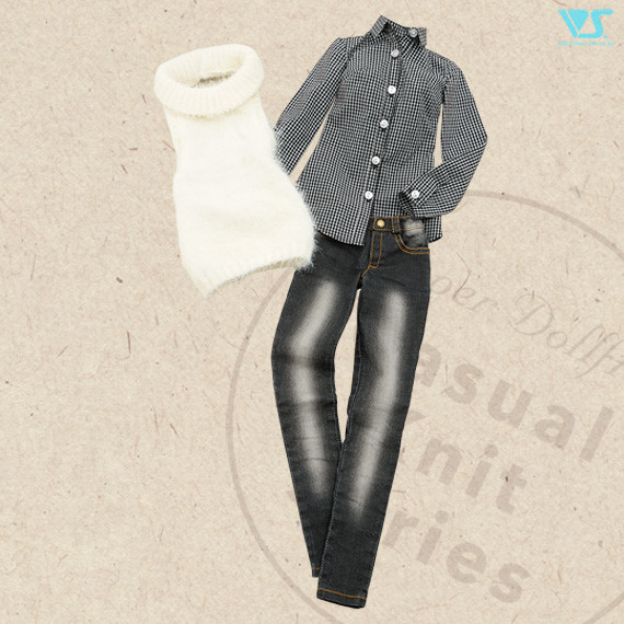 White Mohair Halter Neck Set, Volks, Accessories, 1/3, 4518992417882