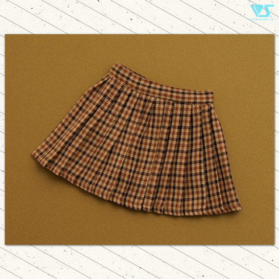 Pleated Skirt (Brown Check), Volks, Accessories, 1/3, 4518992418919