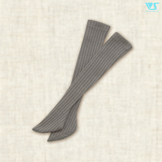 Socks (Grey, Rib knit, Mini), Volks, Accessories, 1/3, 4518992421384