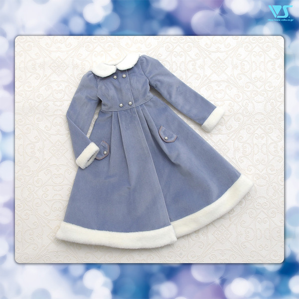 Fur Tsuki A Line Coat (Smoke Blue), Volks, Accessories, 1/3, 4518992422695