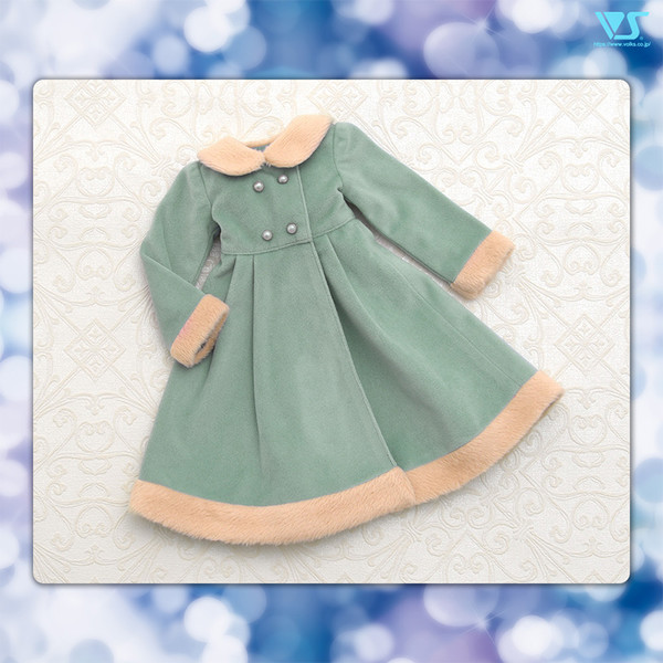 Fur Tsuki A Line Coat (Moss Green, Mini), Volks, Accessories, 1/3, 4518992422688