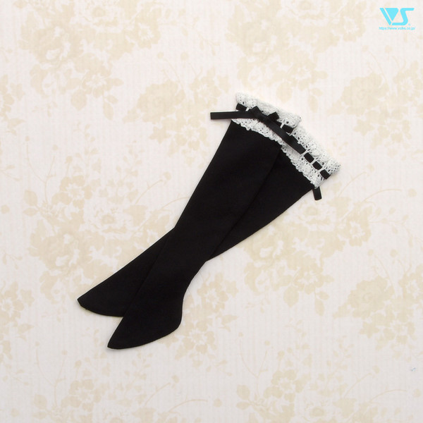 Lace Tsuki Socks (Kuro, Mini), Volks, Accessories, 1/3, 4518992425542