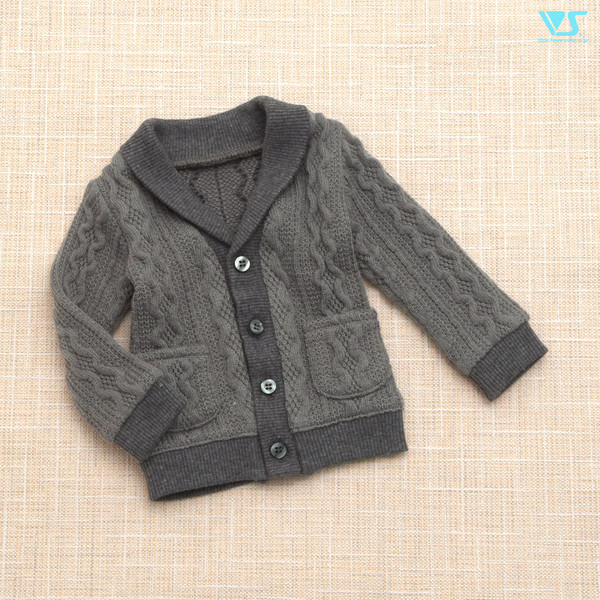 Knit Cardigan (Grey, M), Volks, Accessories, 1/3, 4518992425498