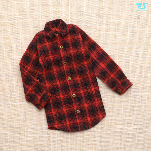 Check Flannel Shirt (Black x Red, L), Volks, Accessories, 1/3, 4518992425481