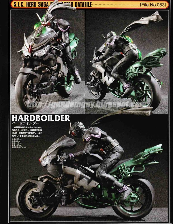 Kamen Rider W - Machine HardBoilder - S.I.C., Kamen Rider W, Bandai, Accessories