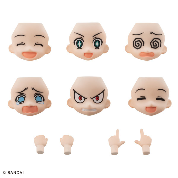 Face Parts Set 01, Bandai, Accessories