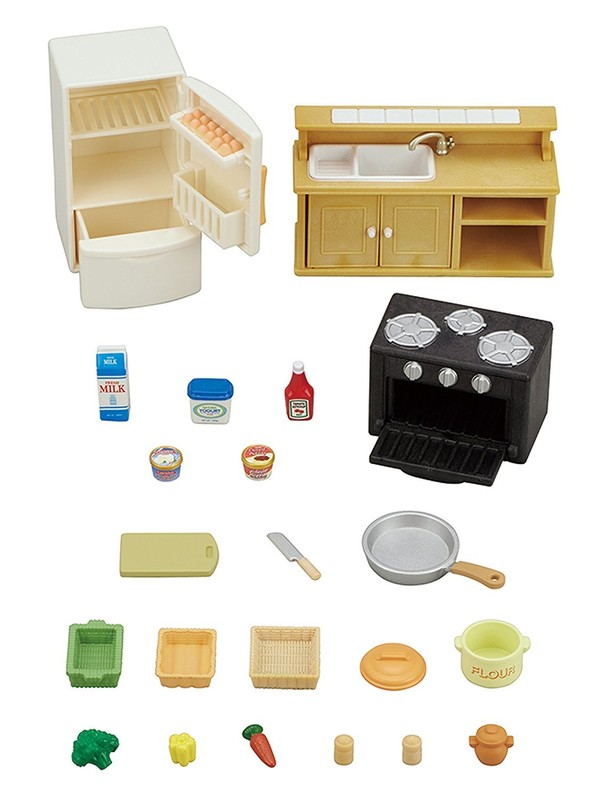 Classic Kitchen Set, Sylvanian Families, Epoch, Accessories