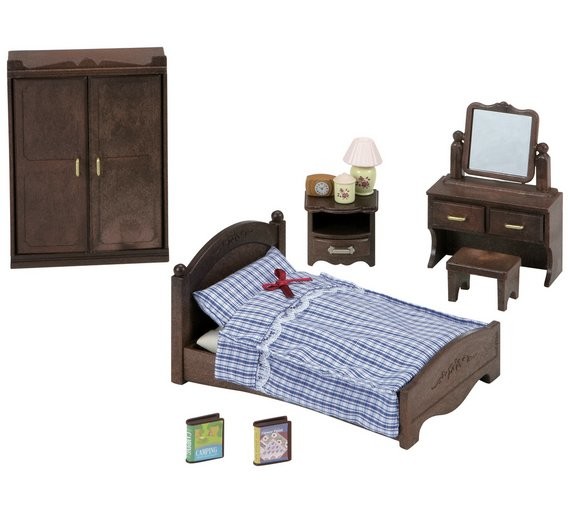 Master Bedroom Set, Sylvanian Families, Epoch, Accessories