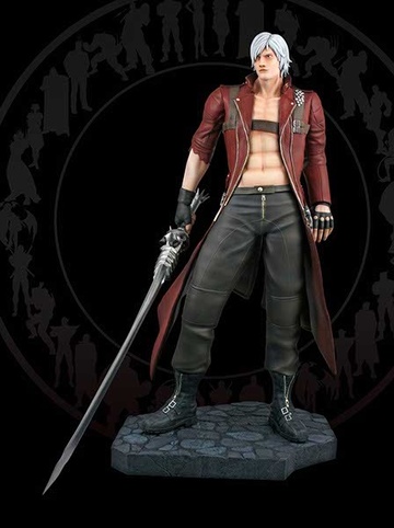 Dante (Sparda), Devil May Cry, Marvel Vs. Capcom 3: Fate Of Two Worlds, Hollywood Collectible Group, Pre-Painted, 1/4