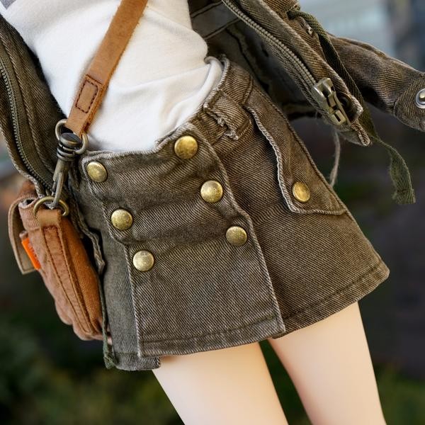 Trench Skirt (Khaki Green), Culture Japan, Accessories, 1/3