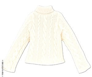 Fisherman's High Neck Sweater (Off White), Azone, Accessories, 1/6, 4560120208633