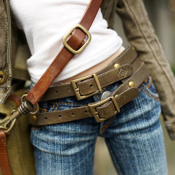 Double Belt (Khaki Green), Culture Japan, Accessories, 1/3