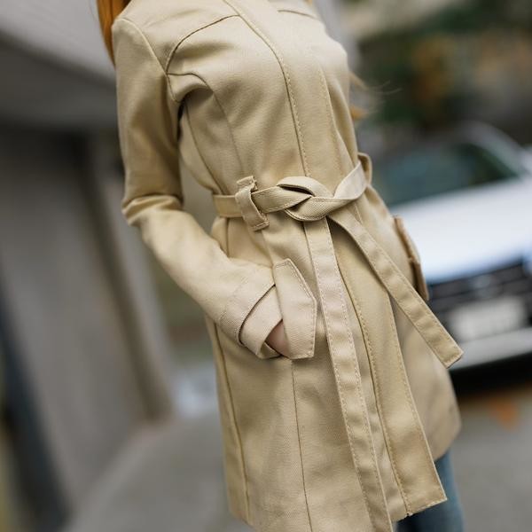 Stand Collar Trench Coat (beige), Culture Japan, Accessories, 1/3