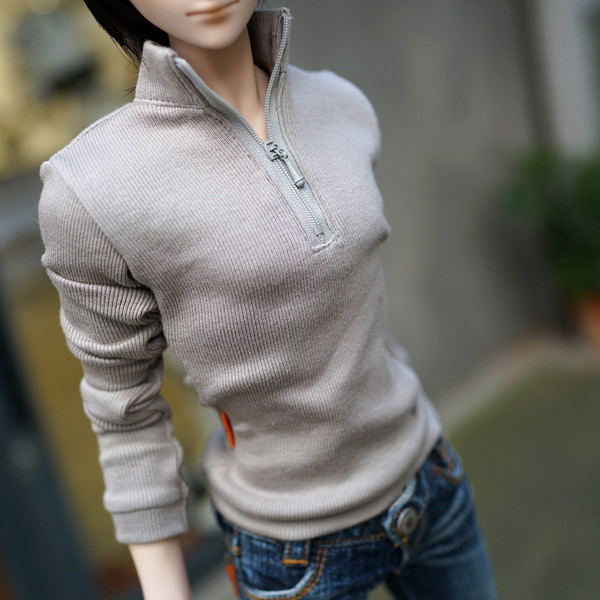 Half Zip Top (for Men), Culture Japan, Accessories, 1/3