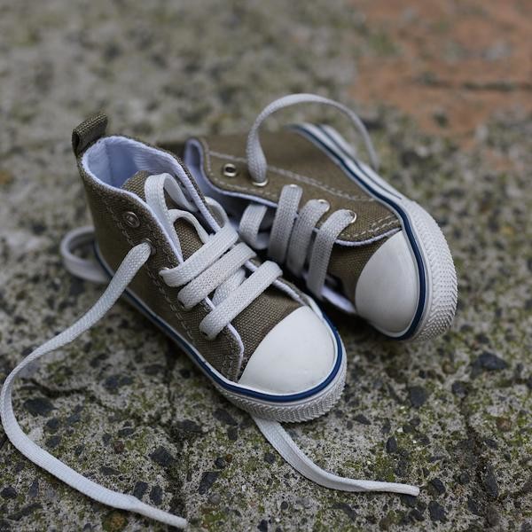 Weathered Canvas Shoes (Khaki Green), Culture Japan, Accessories, 1/3