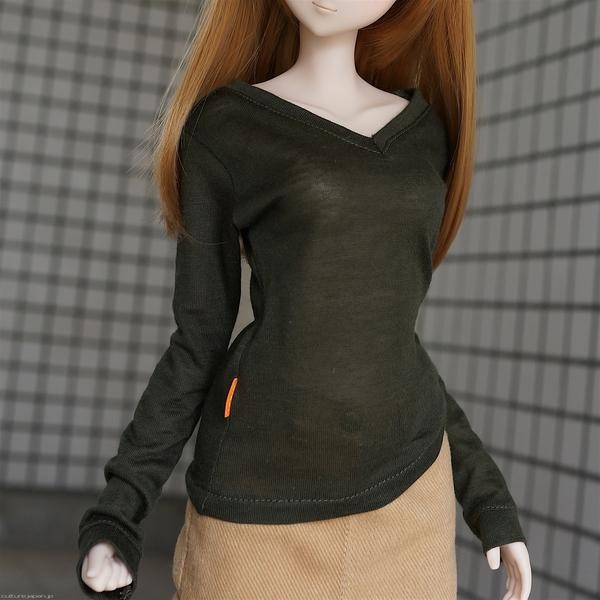 Long Sleeve V-Neck (green), Culture Japan, Accessories, 1/3