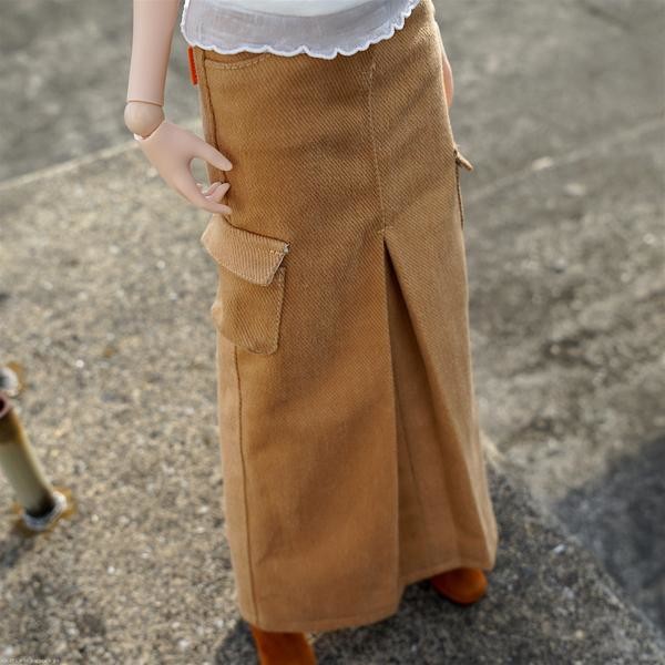 Box Pleat Long Skirt, Culture Japan, Accessories, 1/3