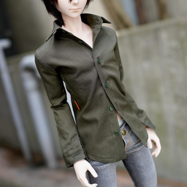 Mens Shirt (Khaki Green), Culture Japan, Accessories, 1/3