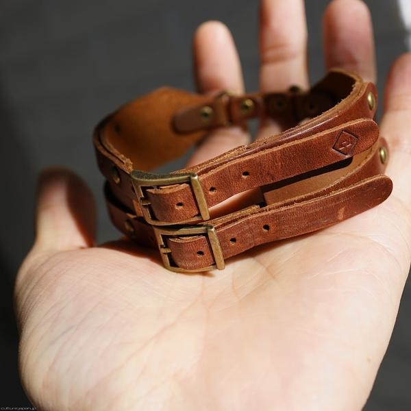 Double Belt (brown), Culture Japan, Accessories, 1/3