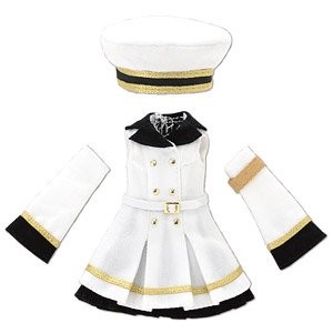 Military One Piece Set (White x Black), Azone, Accessories, 1/12, 4560120208459