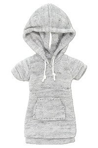 Short-sleeved Parka One Piece (Gray), Azone, Accessories, 1/12, 4560120208220
