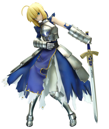 Saber (Battle), Fate/Stay Night, CLayz, Pre-Painted, 1/6