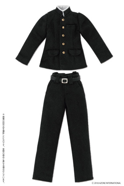 Gakuran Uniform Set (Black), Azone, Accessories, 1/12, 4560120207421