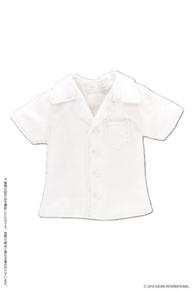 Open Collar Short Sleeve Shirt (White), Azone, Accessories, 1/12, 4560120207438