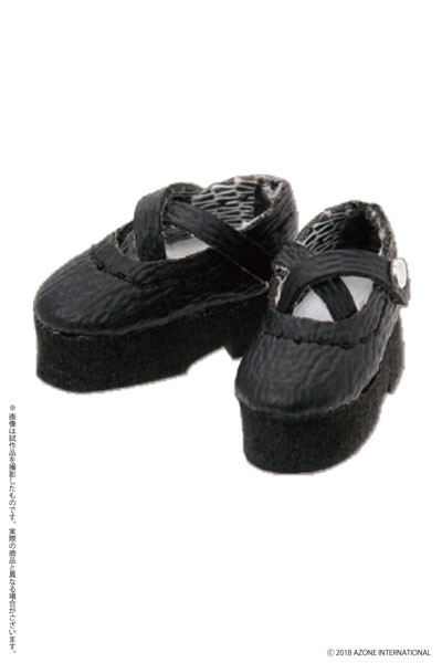 Cross Strap Shoes (Black), Azone, Accessories, 1/12, 4560120206868