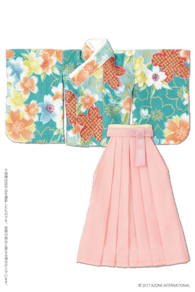 Sakura Hakama Set (Jade Color), Azone, Accessories, 1/12, 4560120204116
