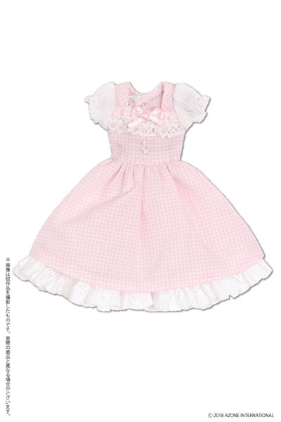 Sweet Gingham One-piece (Pink Checks), Azone, Accessories, 1/12, 4560120206455