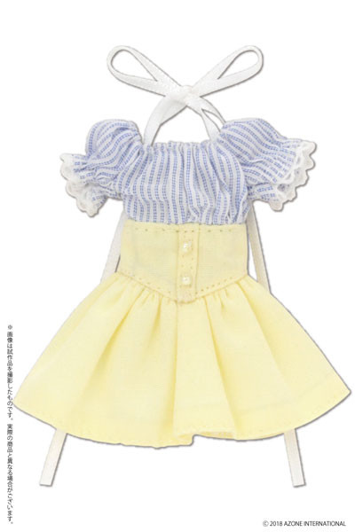 Off-shoulder Sunny One-piece (Sax Stripes x Cream), Azone, Accessories, 1/12, 4560120206479