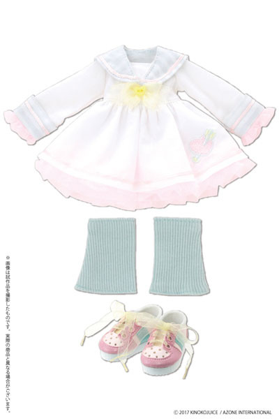 Hatsukoi Otome Sailor One-piece Dress Set (White Mix), Azone, Accessories, 4560120205960