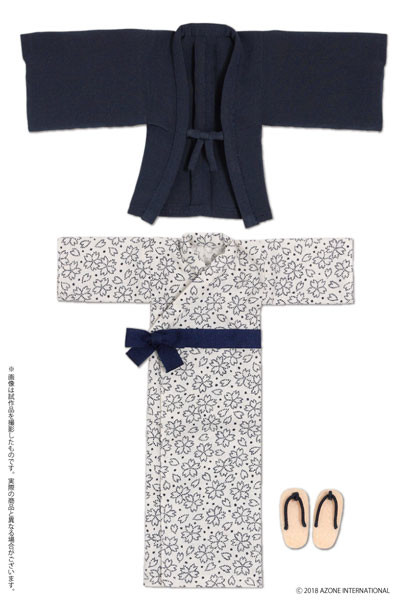 Onsen Yukata Set (Navy), Azone, Accessories, 1/6, 4560120205700