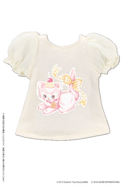 Sugar Dream Puff Sleeves T-shirt -by MAKI- (Cream), Azone, Accessories, 1/6, 4560120205748