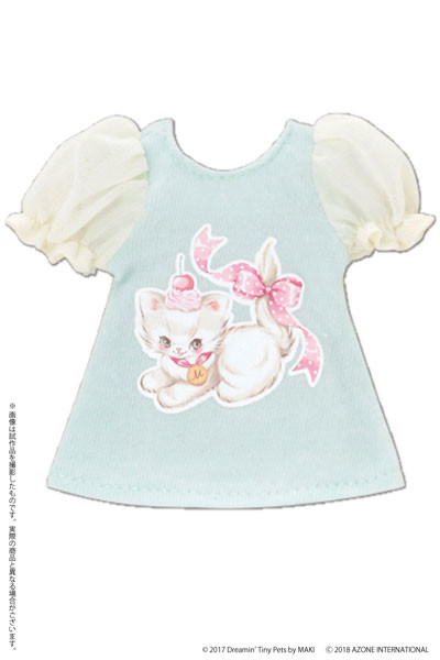 Sugar Dream Puff Sleeves T-shirt -by MAKI- (Pastel Mint), Azone, Accessories, 1/6, 4560120205762