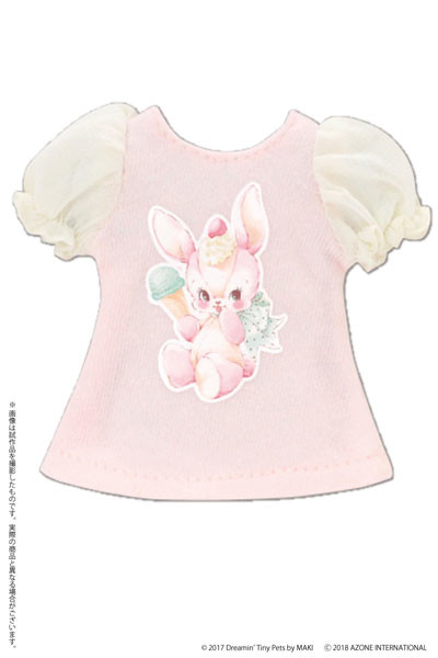Sugar Dream Puff Sleeves T-shirt -by MAKI- (Pastel Pink), Azone, Accessories, 1/6, 4560120205779